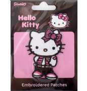 Hello Kitty i rock udgave - Strygemærke