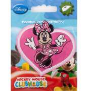 Minnie Mouse i lyserødt hjerte - Strygemærke